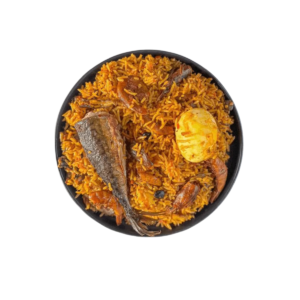 JOLLOF RICE + ICE FISH LARG