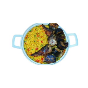FRIED RICE + ICE FISH LARGE