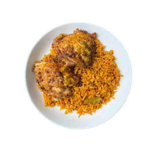 JOLLOF RICE + CHICKEN
